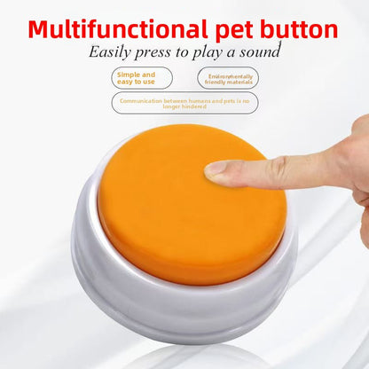 Interactive Pet Recording Button Toy