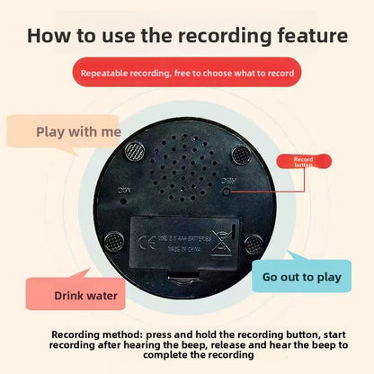 Interactive Pet Recording Button Toy
